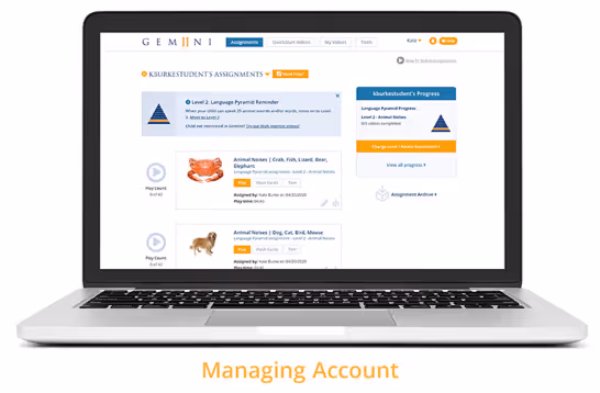 Managing account