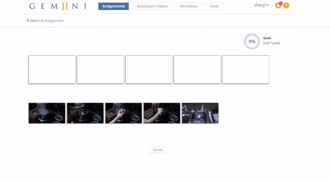 sequential tasks screenshot